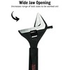 Teng Tools 4004WT 10" Wide Jaw Opening Adjustable Wrench 4004WT
